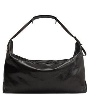 Lemaire Berlingot Leather Holdall - Black