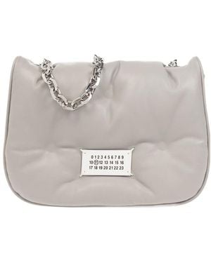 Maison Margiela Glam Slam Quilted Messenger Bag - Grey