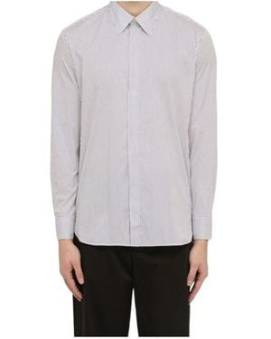 Pt Pantaloni Striped Long-Sleeve Shirt - Grey