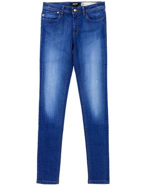 Just Cavalli Logo Embroidered Jeans - Blue