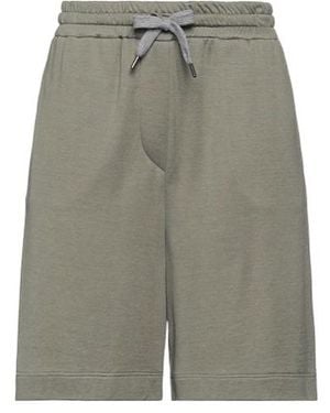Brunello Cucinelli Solid Color Shorts - Gray