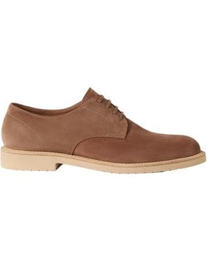 Brunello Cucinelli Suede Derby Shoes - Brown