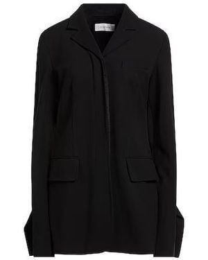 Sportmax Minimal Single Breasted Blazer - Black