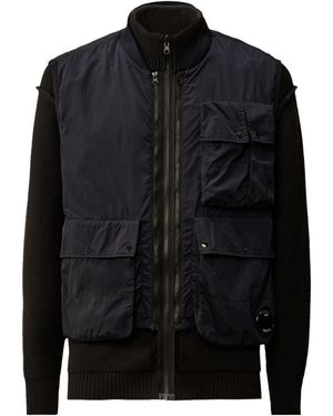 C.P. Company Pocket Detailed Zipped Jacket - Black