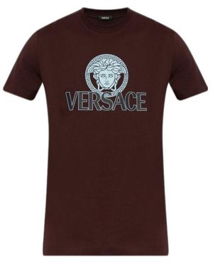 Versace T-Shirts - Brown