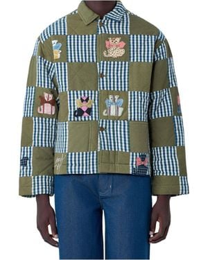 STORY mfg. Long-Sleeved Casual Jacket - Blue