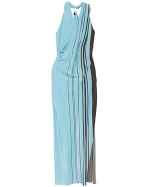 SIR. Halter Neck Dress - Blue