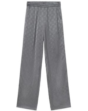 Off-White c/o Virgil Abloh Monogram Jacquard Pants - Gray