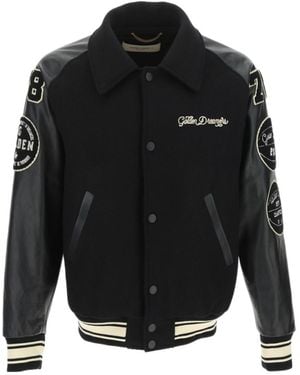 Golden Goose Logo Embroidered Jacket - Black