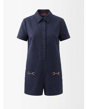 Gucci Original Gg Jumpsuit - Blue