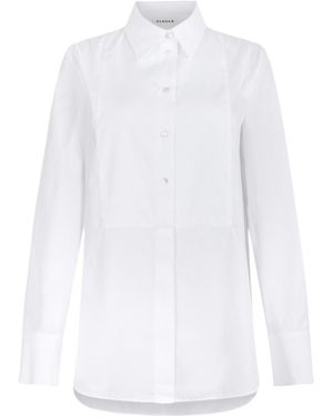 P.A.R.O.S.H. Color-Block Long-Sleeve Shirt - White