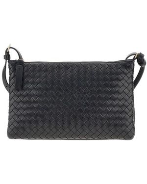 Bottega Veneta Zippered Shoulder Bag - Black