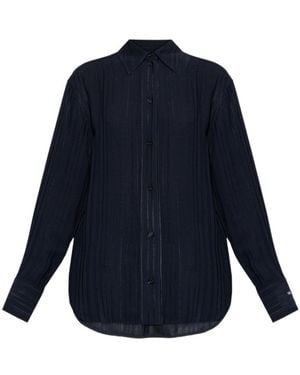 Victoria Beckham Long-Sleeved Shirt - Blue