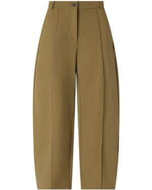 Pinko Belted Pintuck Pants - Green