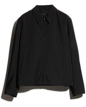 Gucci Stretch Polyester Zip Jacket With Embroidery - Black