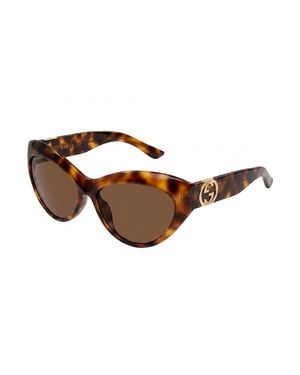 Gucci Cat Eye Frame Sunglasses - Brown