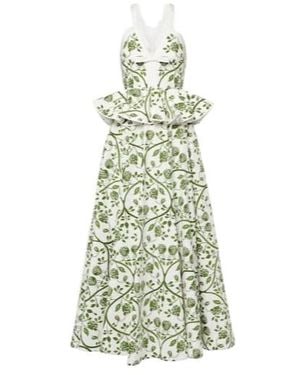 Giambattista Valli Cotton Maxi Dress - White