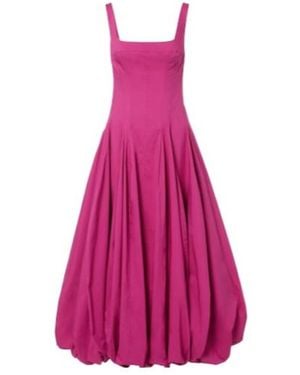 Jonathan Simkhai Cotton-Blend Midi Dress - Pink