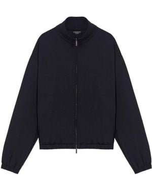 Emporio Armani Full-Zip Casual Jacket - Blue