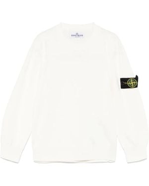 Stone Island Long-Sleeved Sweatshirt - White