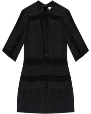 Isabel Marant Short Sleeve Dress - Black