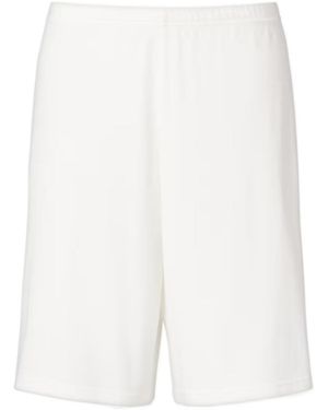 The Row Larissa Cotton Bermuda Shorts - White