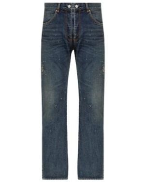 Undercover Painter Straight Jeans - Blue