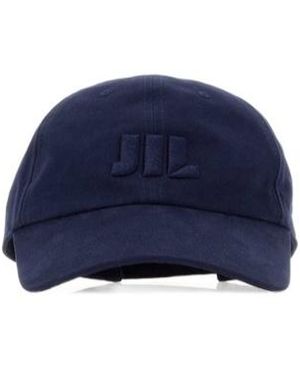 Jil Sander Logo-Embroidered Baseball Cap - Blue