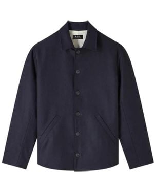 A.P.C. John Shirt Jacket - Blue