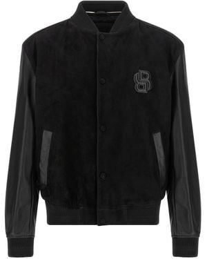 BOSS Long-Sleeve Casual Jacket - Black