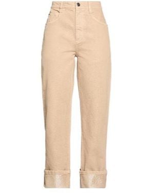 Brunello Cucinelli High-Waisted Tapered Jeans - Natural