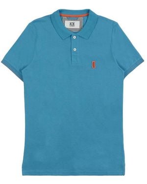 Iceberg Logo Polo Shirt - Blue