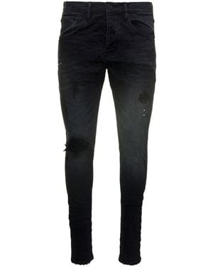 Purple Brand Ripped Detail Jeans - Black