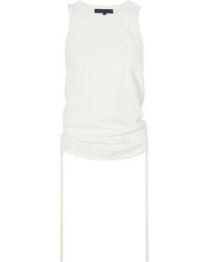 Tibi Cotton Top - White