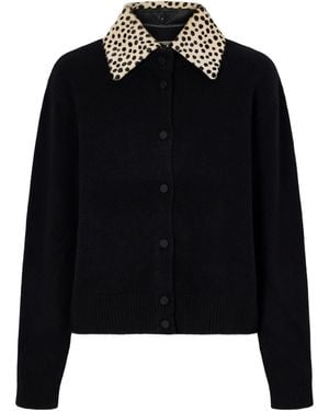 Rohe Simple Knitted Cardigan - Black