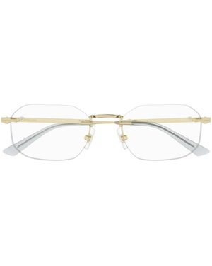 Montblanc Eyewear Rectangular Frame Glasses - White