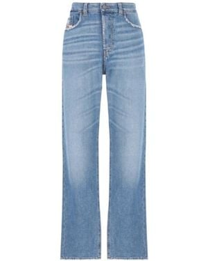 DIESEL Straight Leg Jeans - Blue