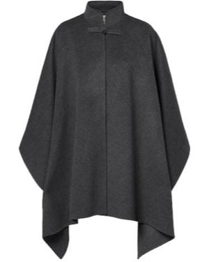 Rohe Stand-Collar Cape - Grey