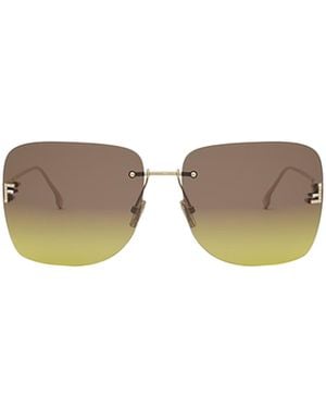Fendi Eyewear Square Frame Sunglasses - Multicolor