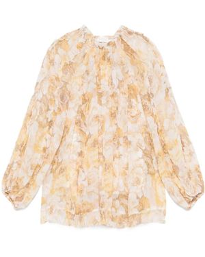 Zimmermann Long Sleeve Shirt - Natural