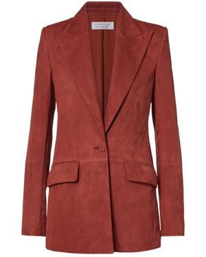 Gabriela Hearst Long-Sleeved Suit Jacket - Red