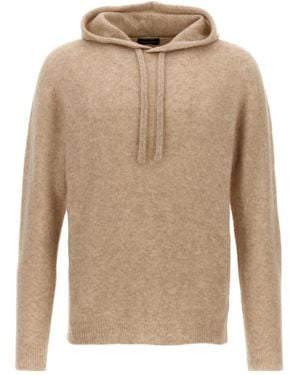 Roberto Collina Hooded Jumper - Natural