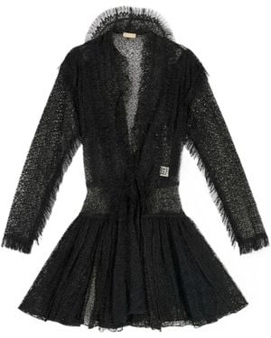 Alaïa Long Sleeve Dress - Black