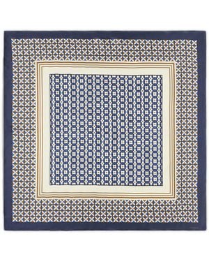 Marella Silk Twill Foulard - Blue
