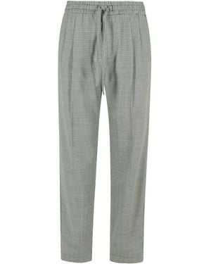 Dolce & Gabbana Houndstooth Joggers - Grey