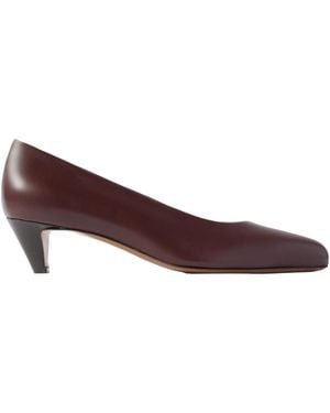 Neous Minimalist Mid-Heel Shoes - Brown