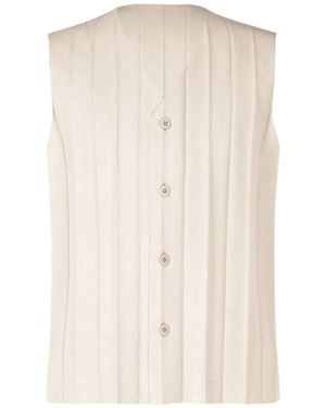 Homme Plissé Issey Miyake Sleeveless Vest - Natural