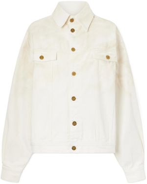 Willy Chavarria Denim Jacket - White