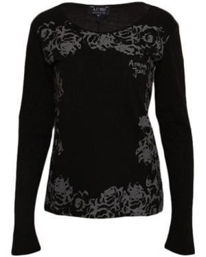 Armani Jeans Printed T-Shirt - Black