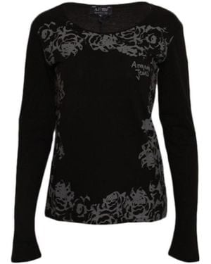 Armani Jeans Printed T-Shirt - Black